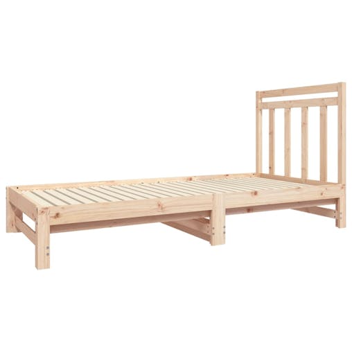 NNEVL Pull-out Day Bed 2x(92x187) cm Solid Wood Pine