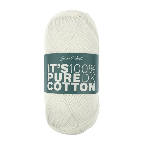 James C Brett Cream It’s Pure Cotton Yarn 100g