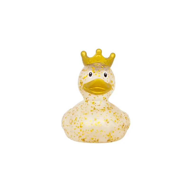 Badespielzeug Badeente Glitzer mit Krone