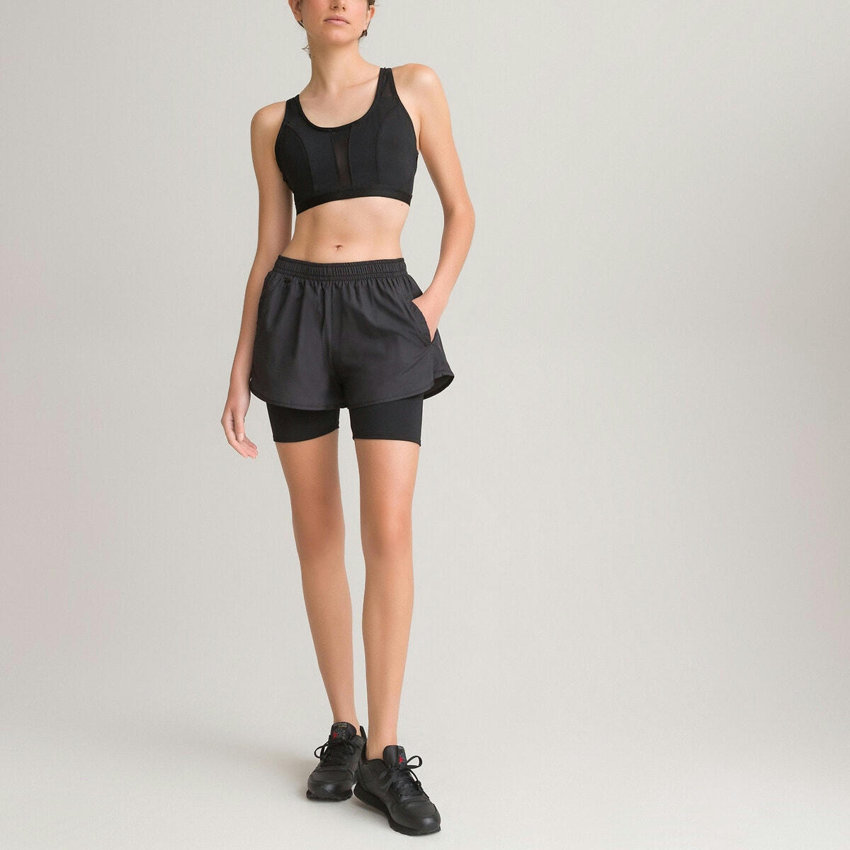 Short de sport 2 en 1