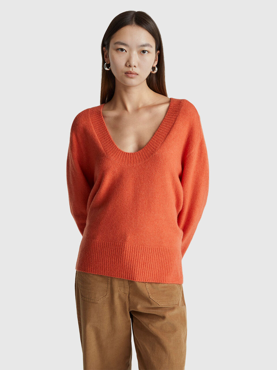 Warm oversized sweater