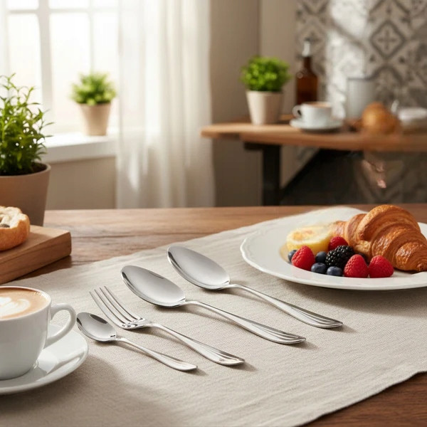 Walizka - zestaw sztućców premium 72 szt. - komplet na 12 osób
