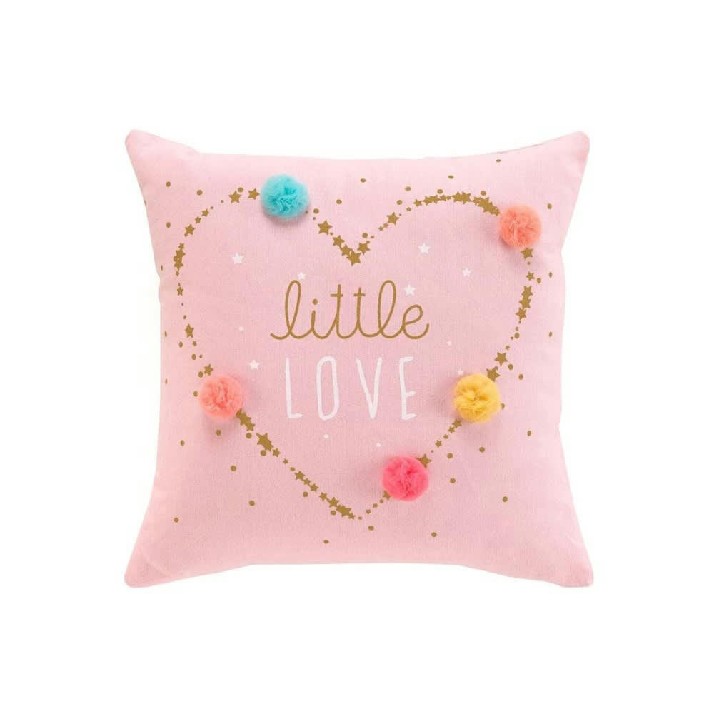 - Coussin Rose coton 40 X 40