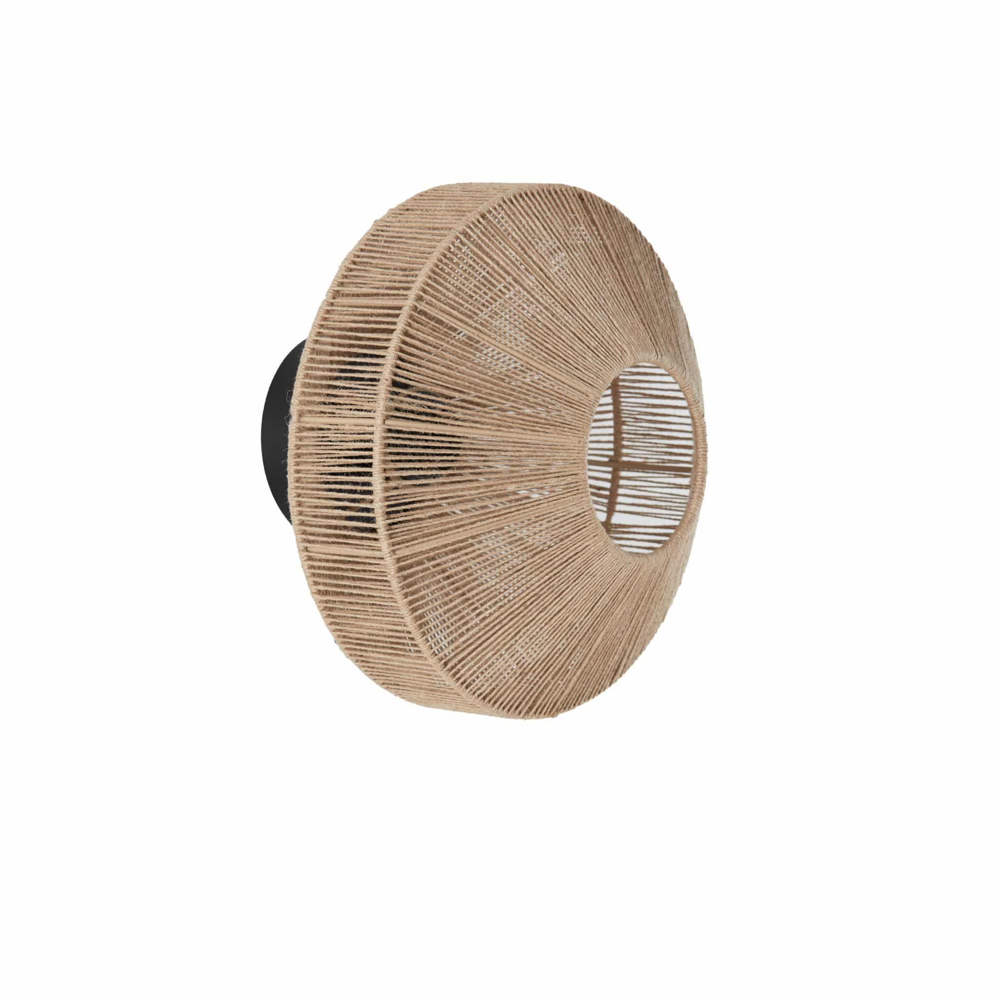 Light & Living wandlamp Lyra - bruin - Ø31cm