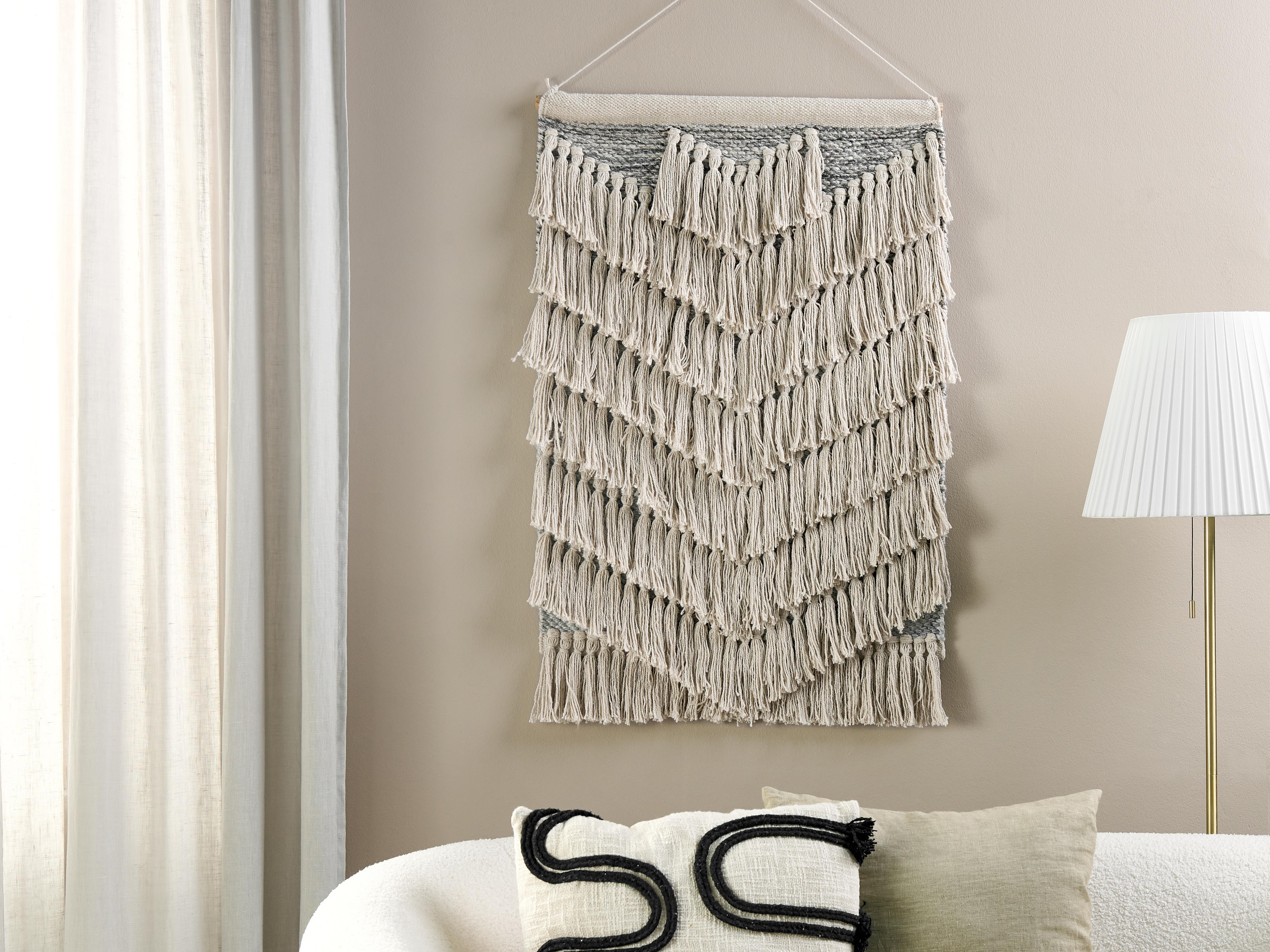 Fabric Wall Hanging KOTRA Cotton 106 cm Beige
