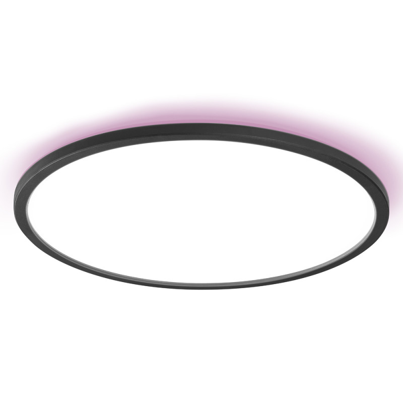 Plafonnier LED Slim connecté RGB noir 2940 lm 25 W LEDVANCE