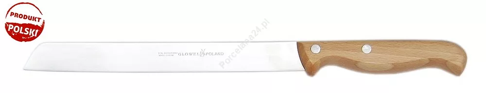Nóż kuchenny 25 cm Glowel - Drewno jasne 1E.DJ.L250