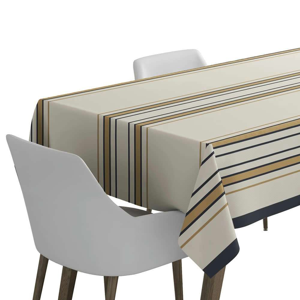 ESPELETTE - Nappe coton Marron 170x250 cm