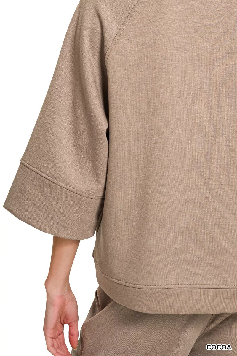 Scuba 3/4 Sleeve Pullover & Pants Set