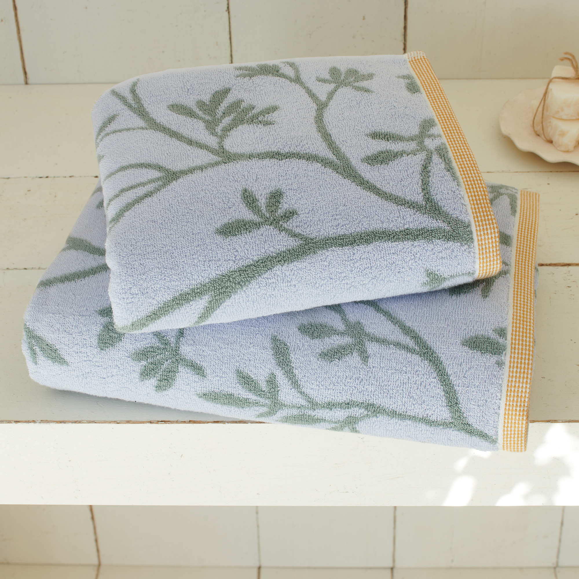 Drap de bain jacquardPoésie végétale