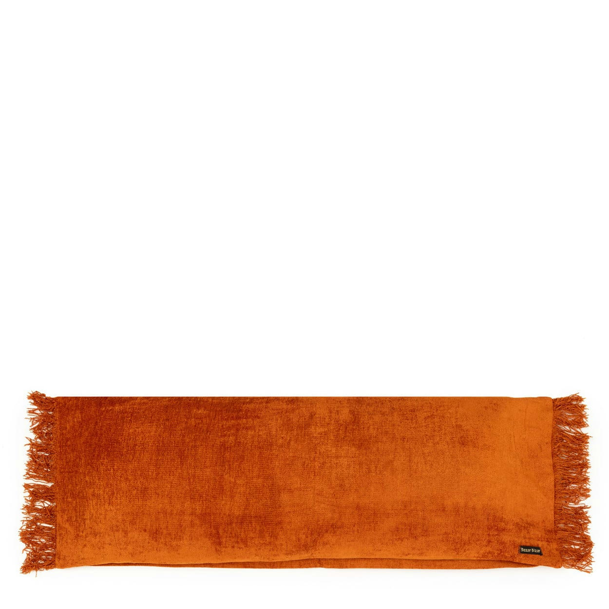 OH MY GEE - Coussin en velours orange 35x100
