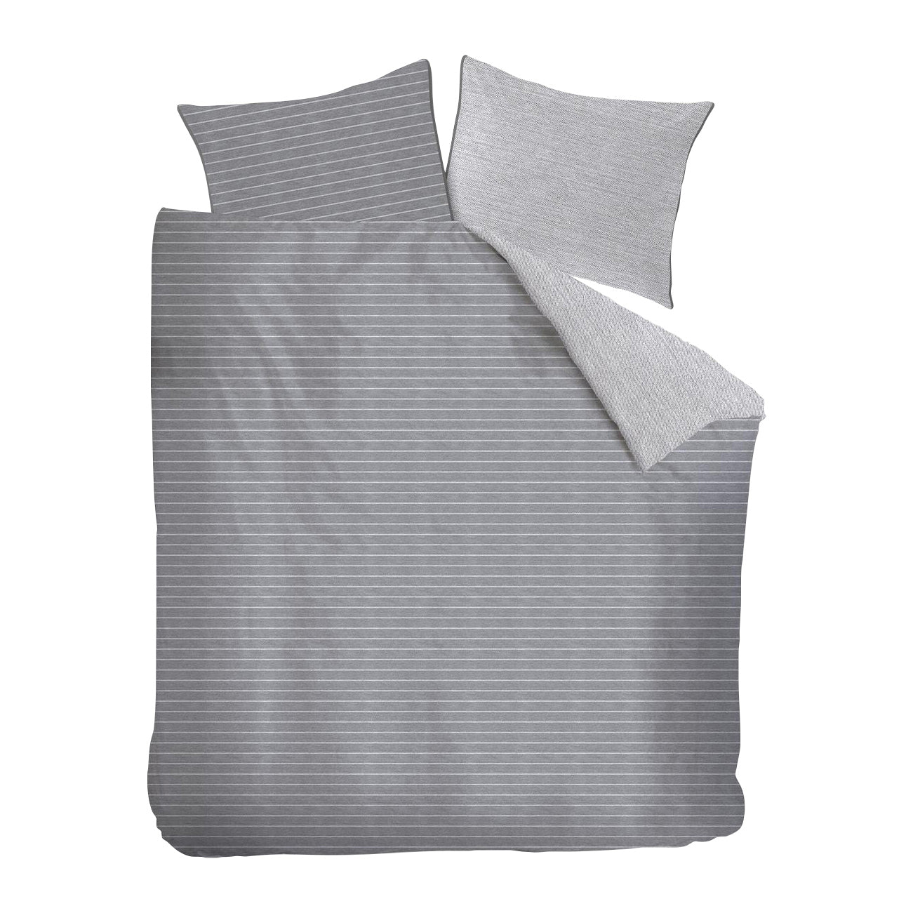 Rivièra Maison Pinstripe Dekbedovertrek 240 x 200/220 cm - Grijs