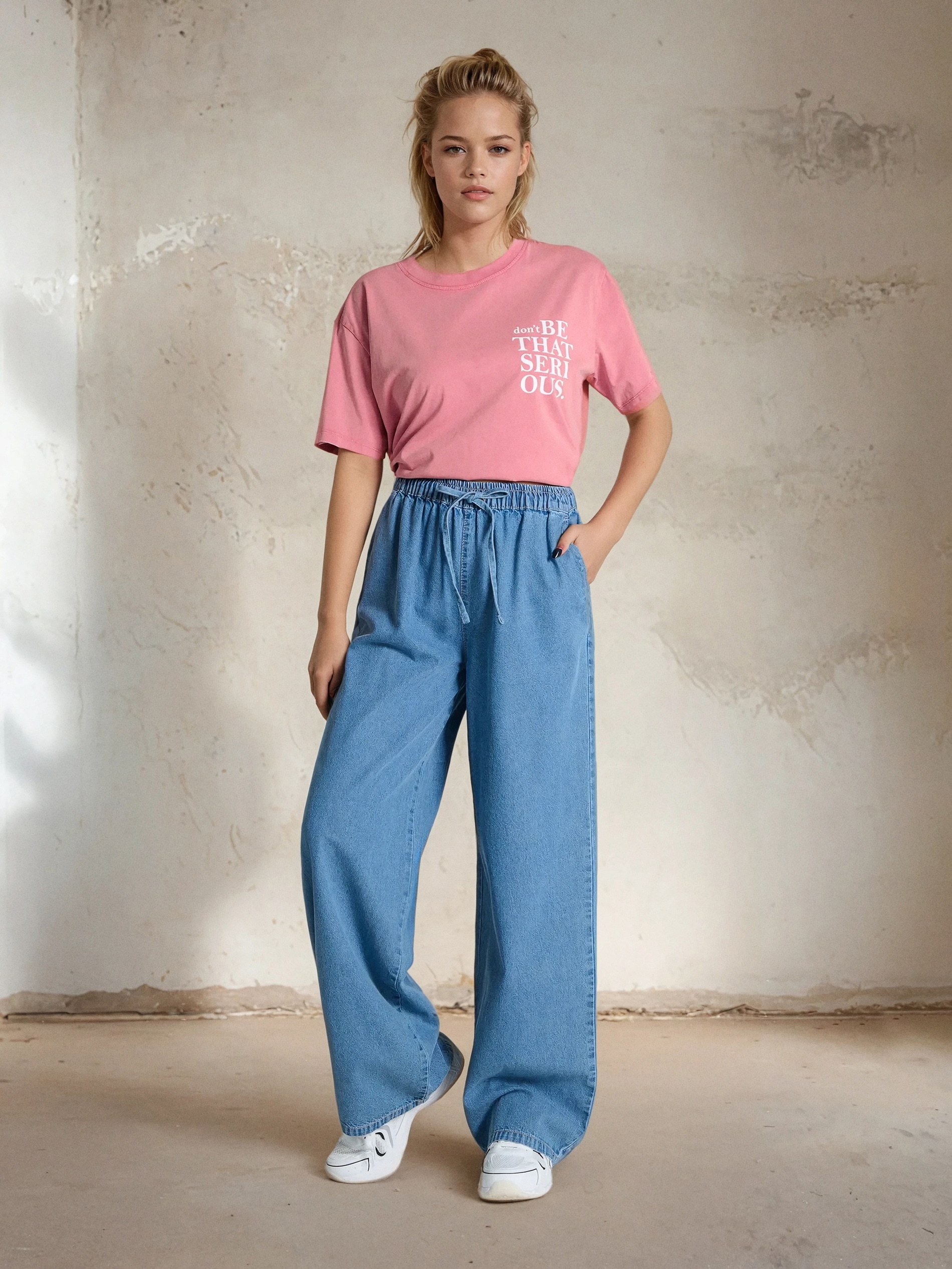 Jeansy wide leg