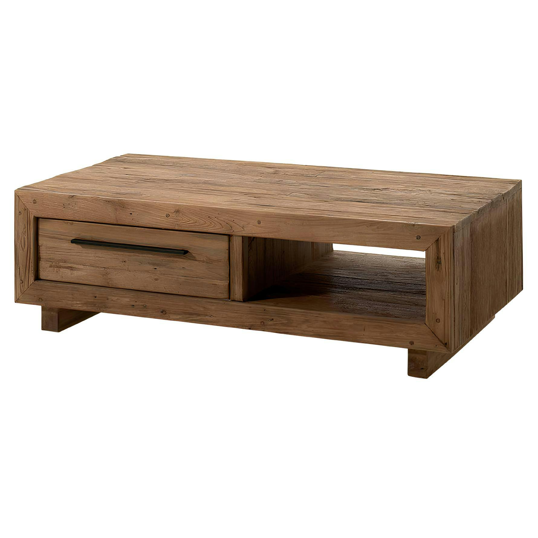 Table basse en teck recyclé naturel KERALA