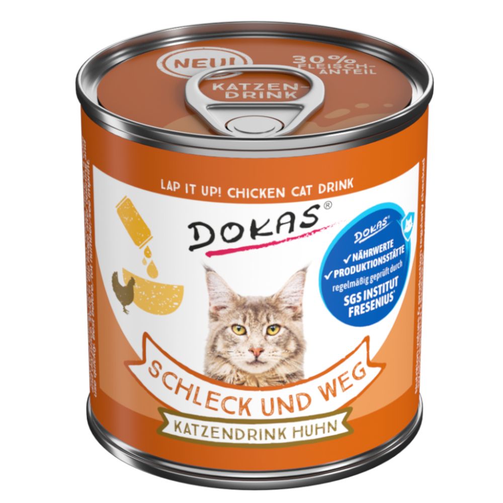 Dokas Lick-and-Go Cat Drink with Chicken