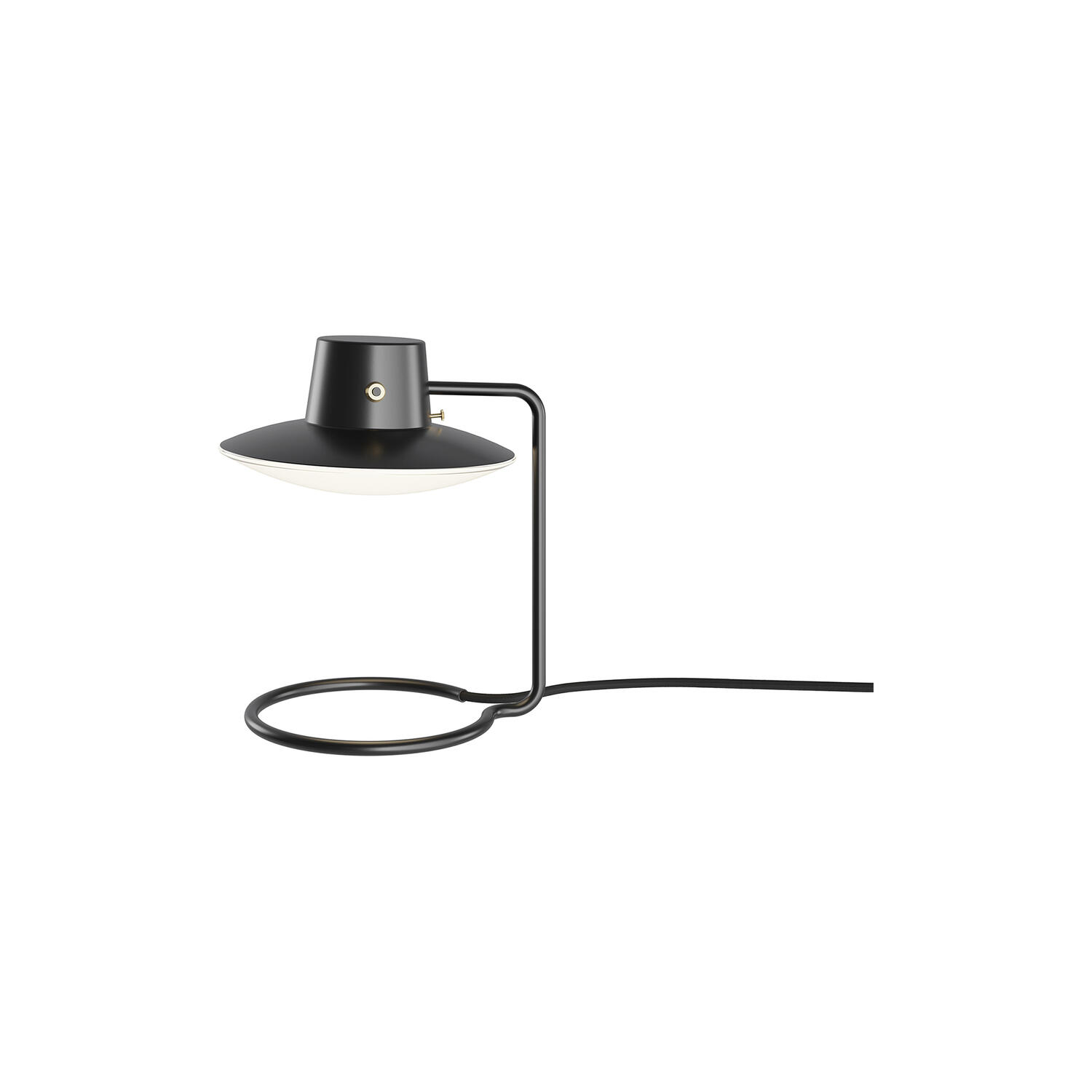 AJ Oxford bordlampe, metal black/opal