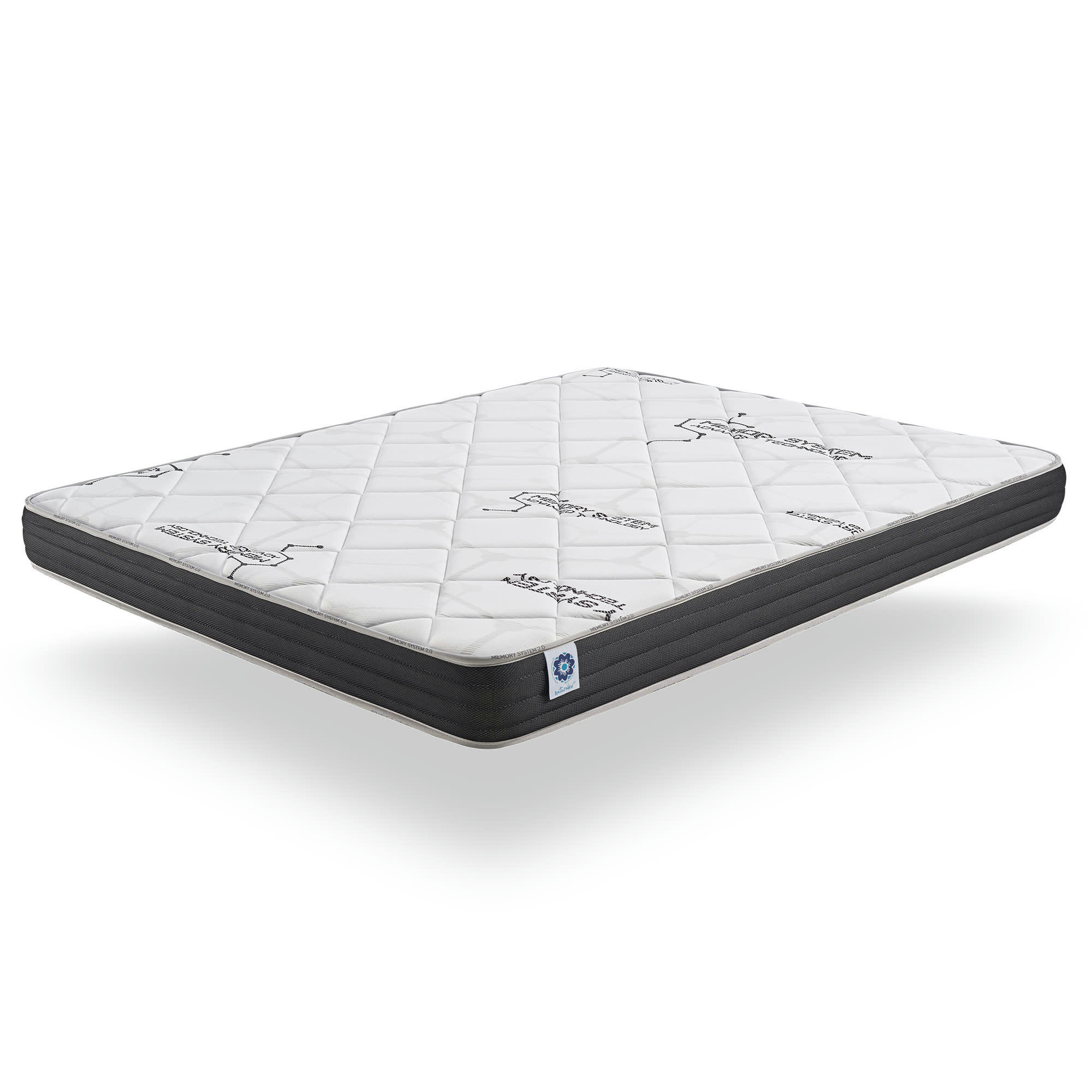 VISCOSYSTEM 14 - Matelas 160 x 200 cm - Blue Latex, Mousse HR, 14 cm