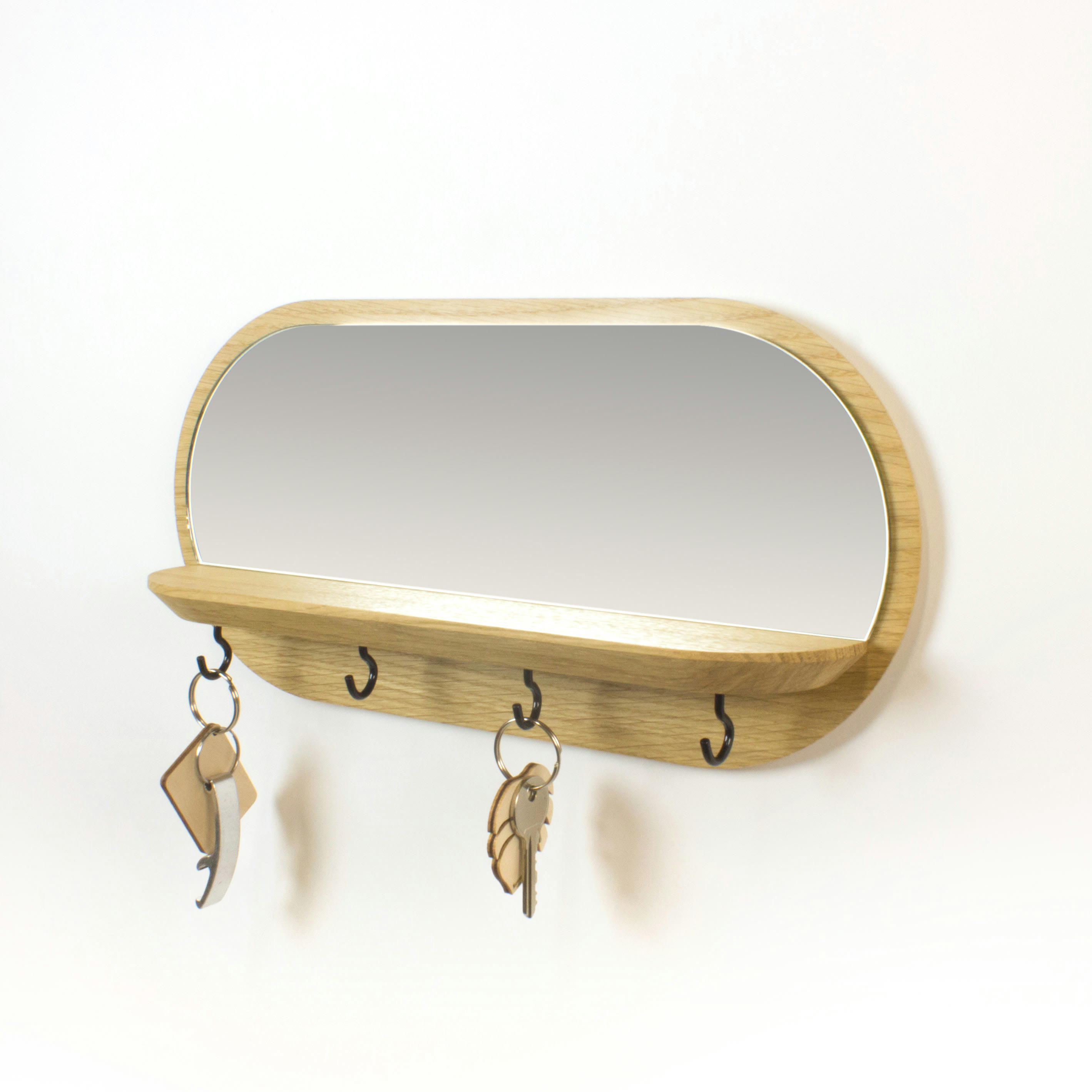 MINI MOONLIGHT - Miroir Mini Moonlight crochets noirs