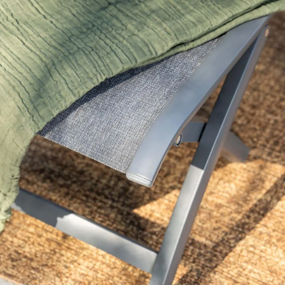 Garden Impressions Hilly voetenbank - donker grijs