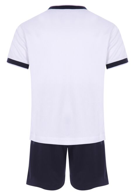 Younger Kids Navy England T-Shirt & Shorts Set