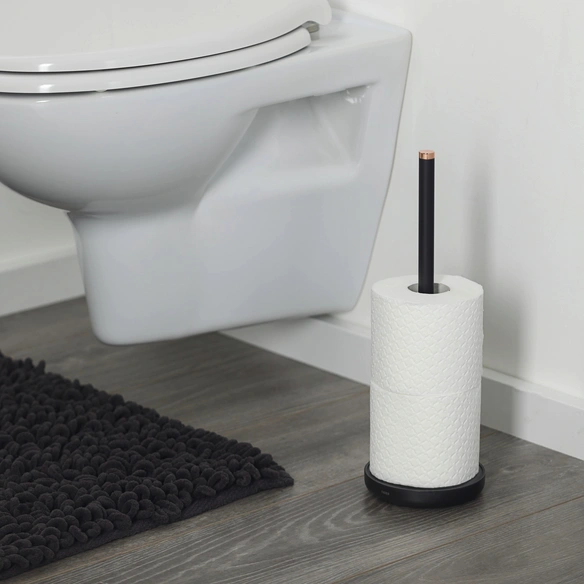 Toilettenpapierhalter »Urban«, Edelstahl/Kunststoff, schwarz