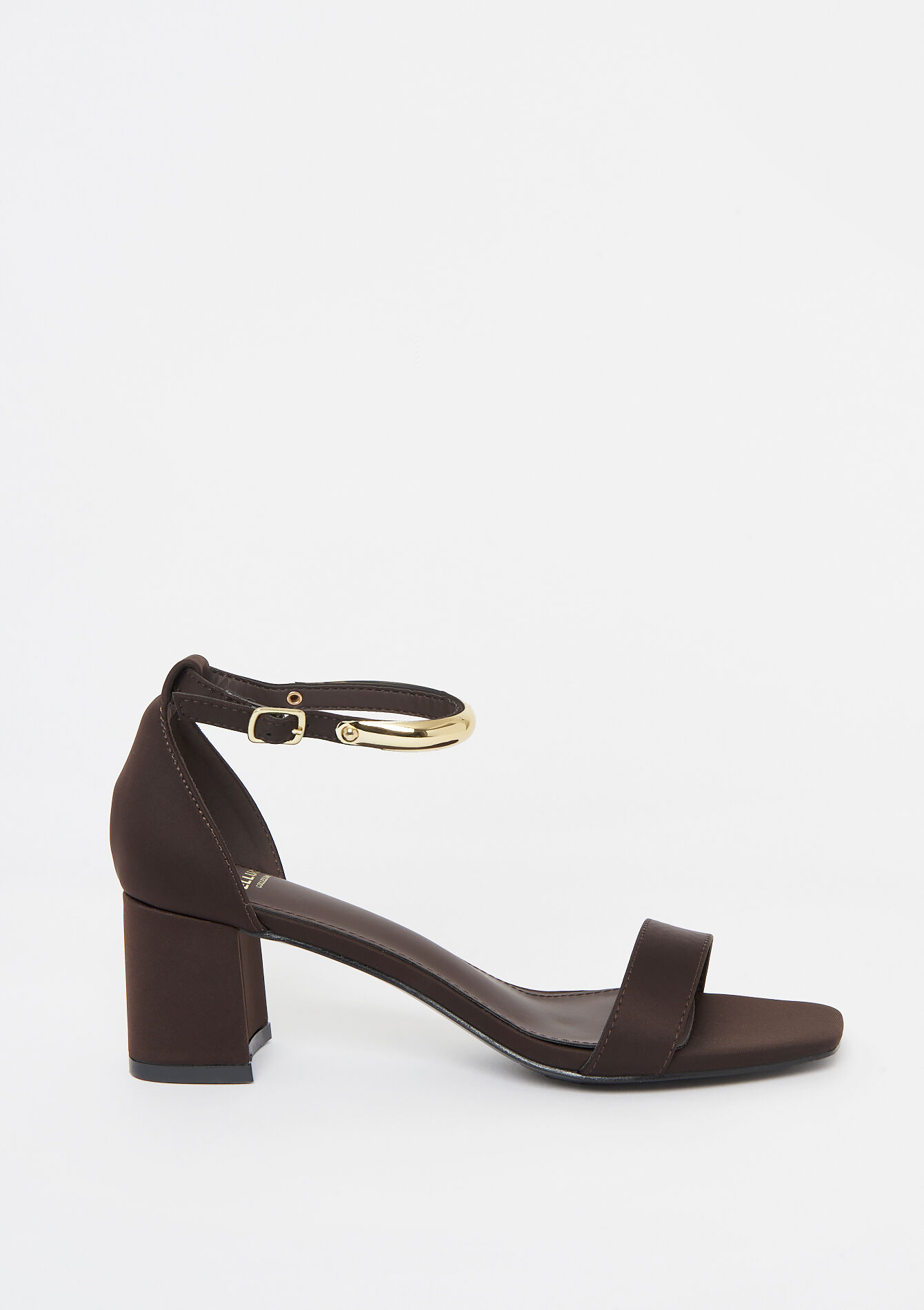 Sandalen met gouden bandje