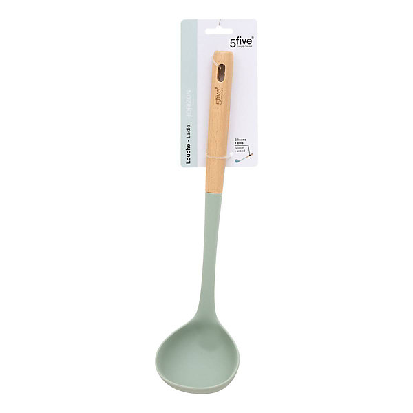 Louche Horizon L7,5cm vert en silicone - Vert- 5five