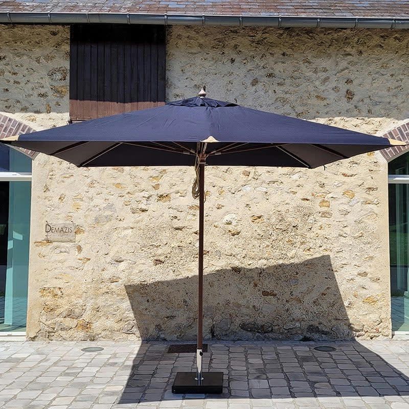 - Parasol droit 3x3 m noir