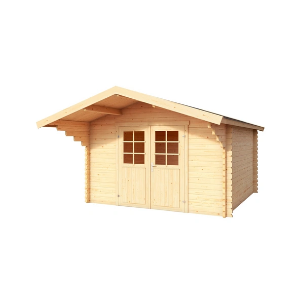 Gartenhaus »Viljandi 34«, Holz, BxHxT: 339,7 x 245,1 x 445 cm (Außenmaße inkl. Dachüberstand)