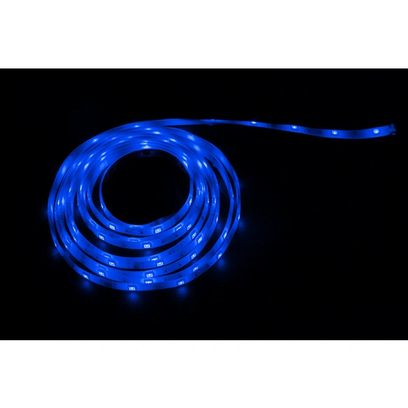 LED-Streifen, 3 m, 12 W, 90 x RGB-LED inkl. Fernbedienung
