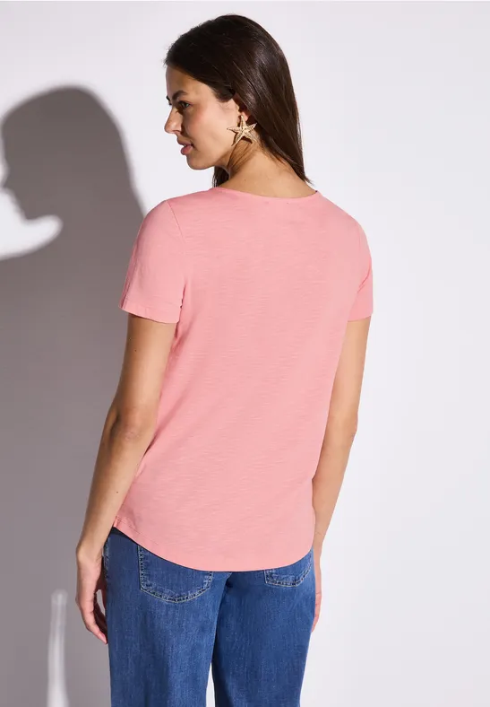 Basic T-Shirt in Unifarbe