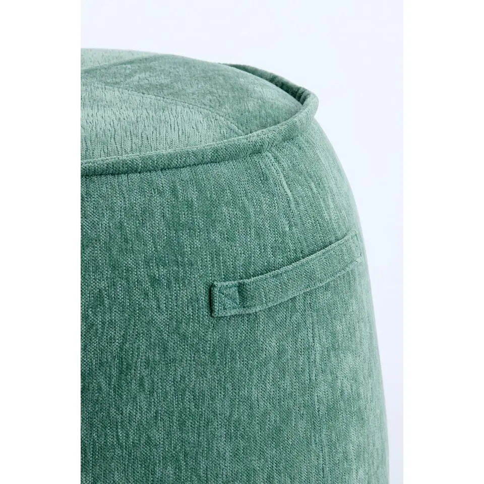 Light & Living - Sibiu poef &Oslash;50x40 cm - groen