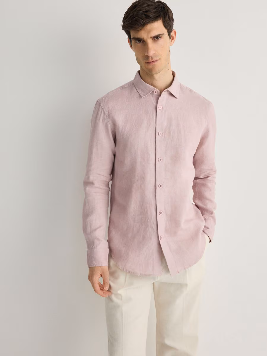 Regular Fit Linen Shirt
