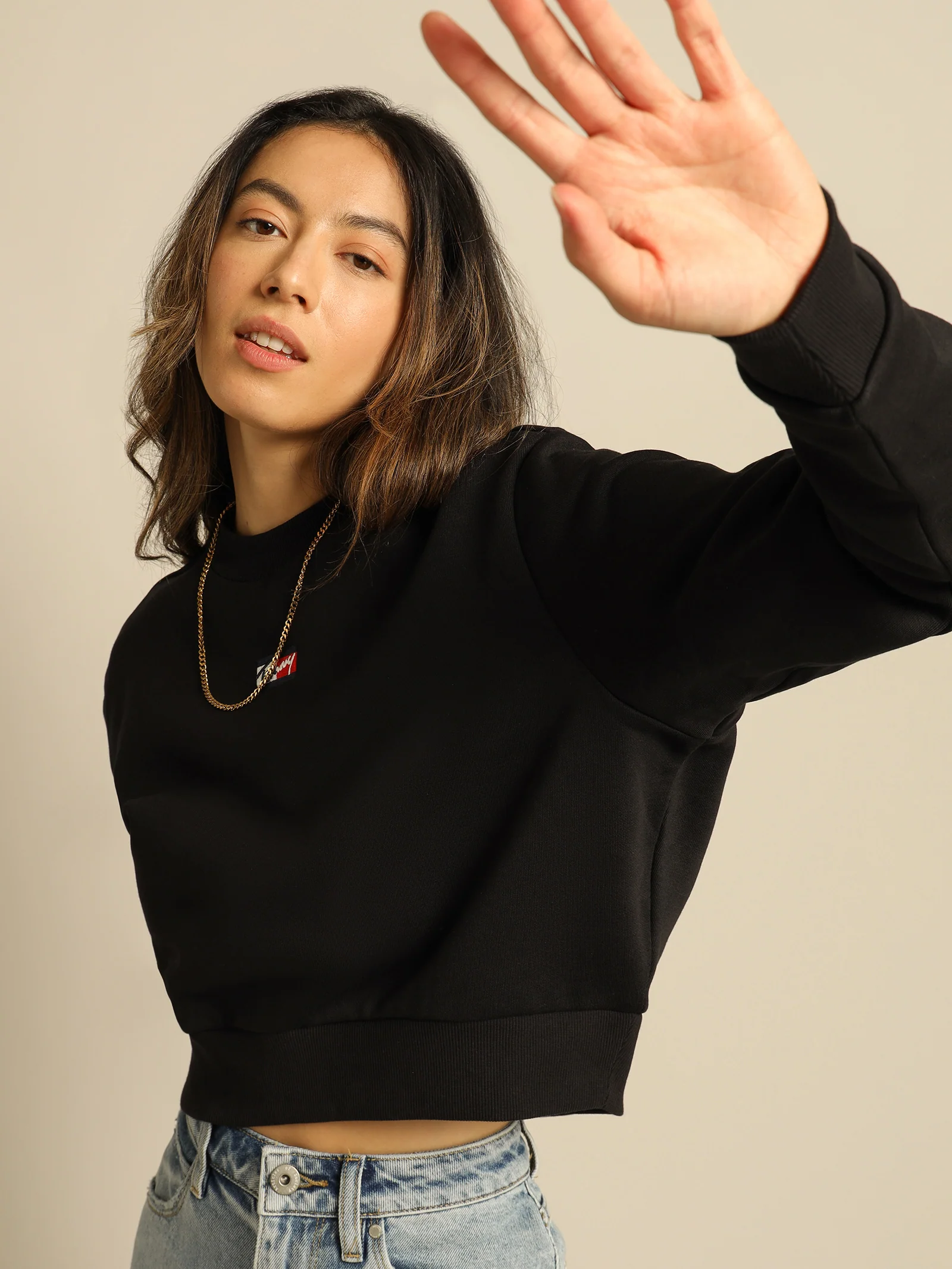 Crop Tiny Tommy Sweater