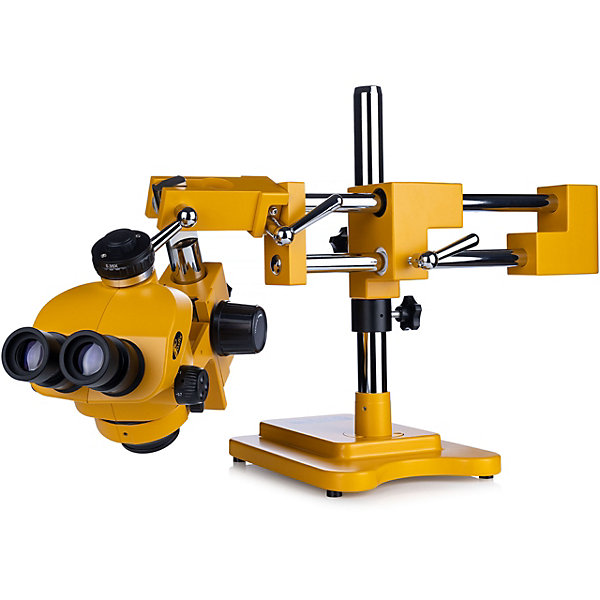 Microscope Stéréoscopique Trinoculaire Jupiter Pro - Zoom 7x-50x, Optique Greenough, Tête 360, XY Mobile, Pour électronique SMT