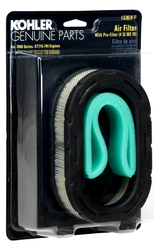 Kohler 7000 Series High Flow Replacement Air Filter with Pre Filter