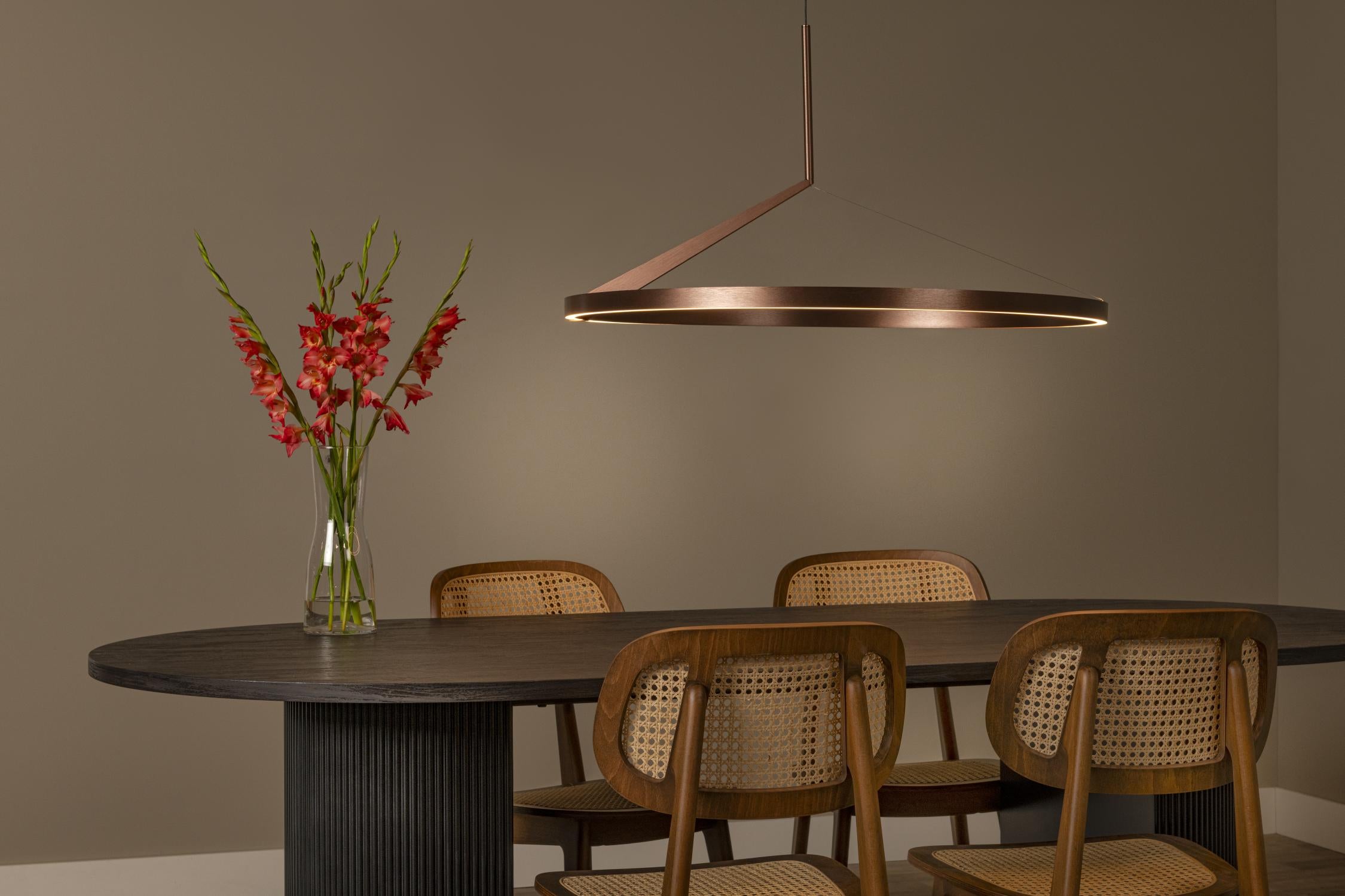 Lucide hanglamp APPLAUSE - Geïntegreerde LED - Koffie