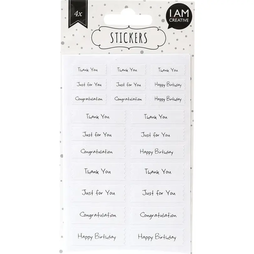 Sticker 4er-Set Stickers