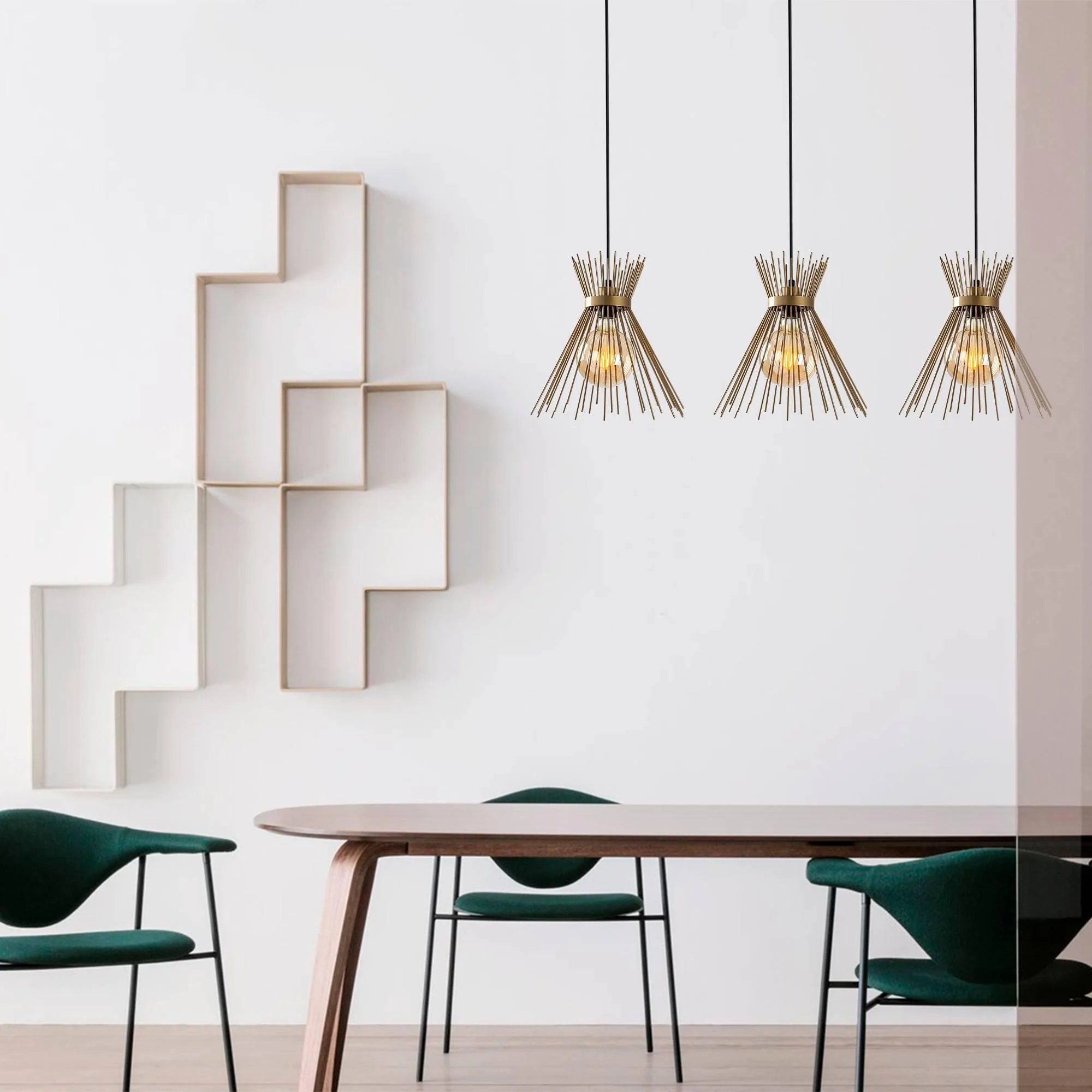 Hanglamp eettafel Mila 3-lichts