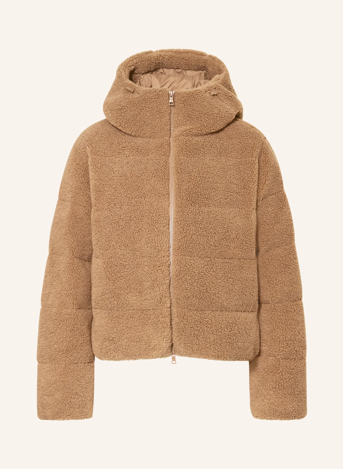 darling harbour Teddyfell-Jacke im Materialmix