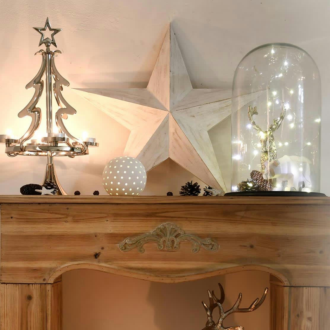 - Ours déco en résine blanche origami