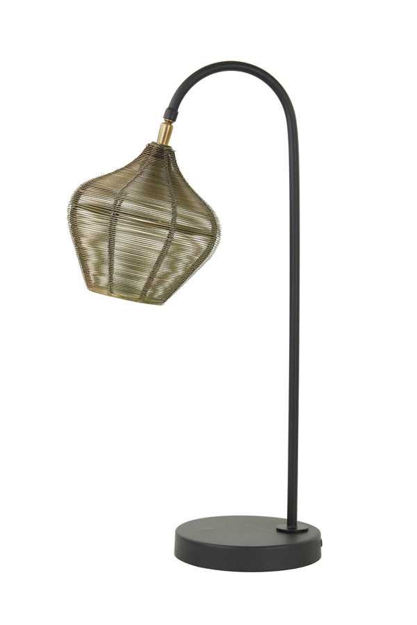 Light & Living tafellamp ALVARO - 27x20x61cm - brons