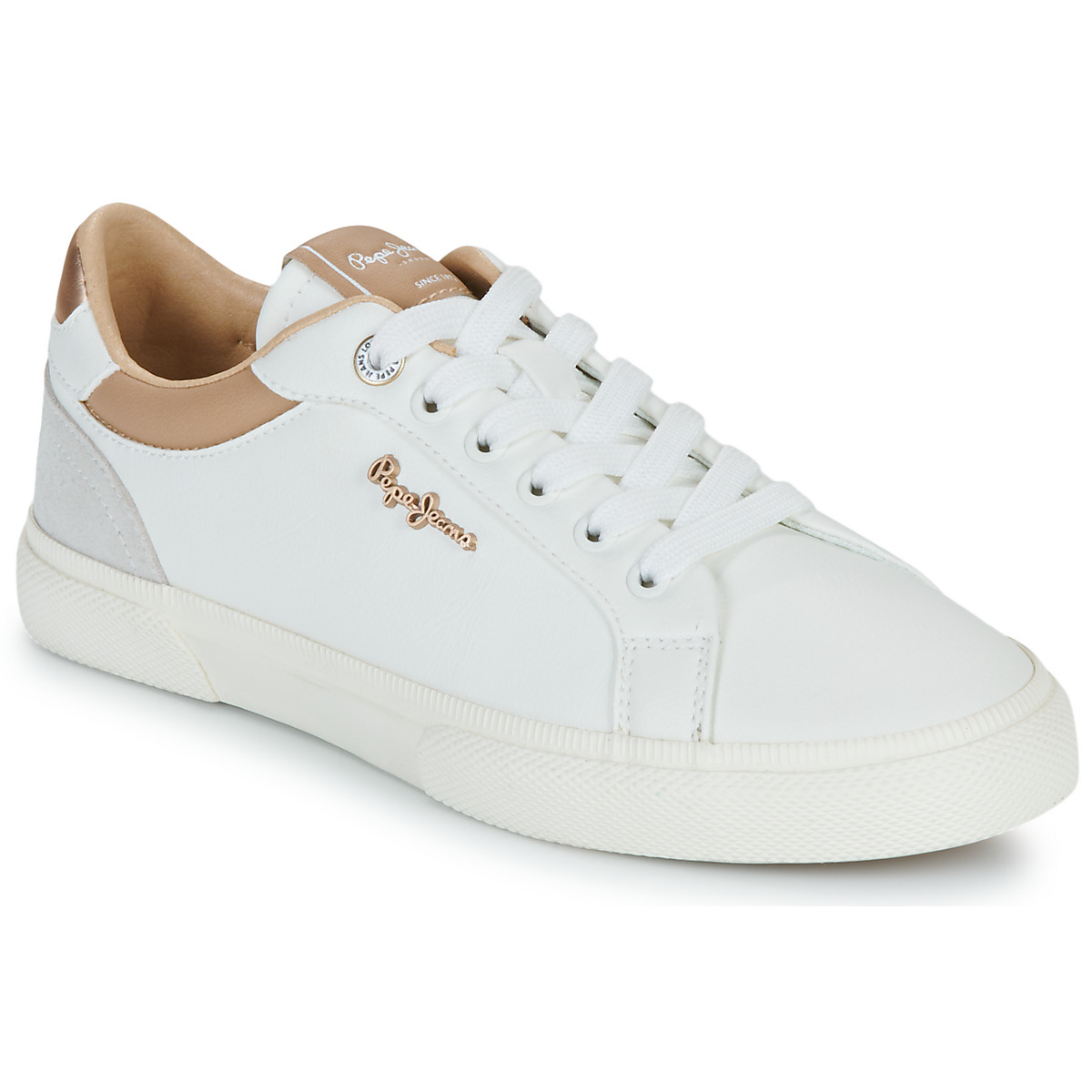 Pepe jeans - KENTON COURT W - White / Gold