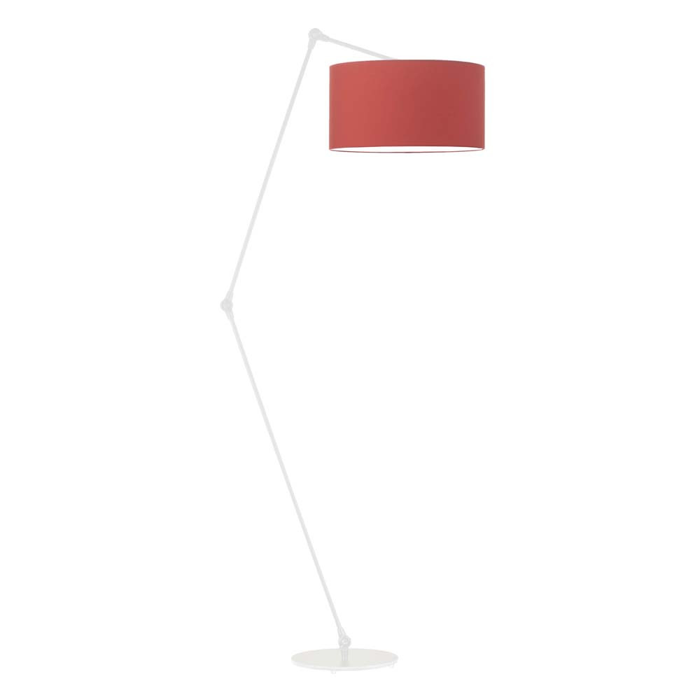 Lampa podłogowa regulowana BARI Biały - Czerwony