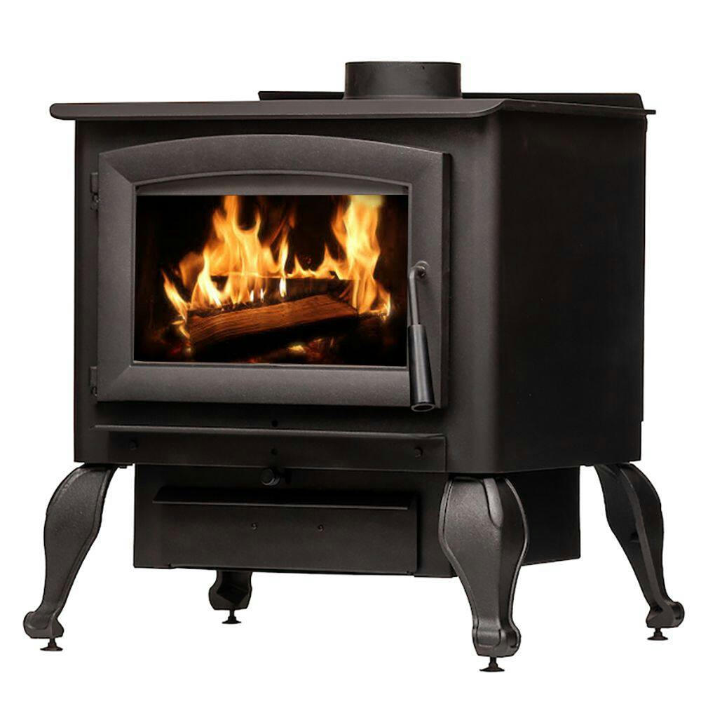 US Stove Company Wood Stove with Cast Iron Legs, 2,500 sq. ft.
