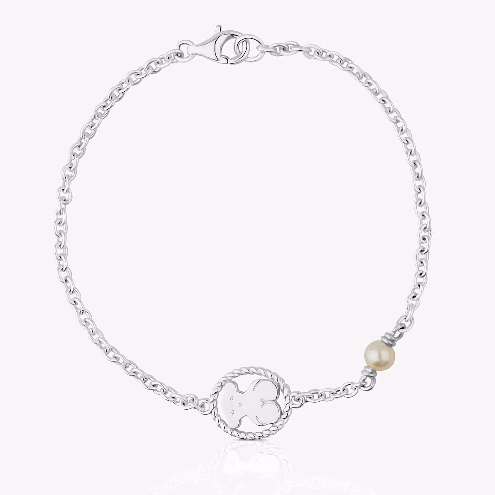 Pulsera de plata con perla cultivada Camee