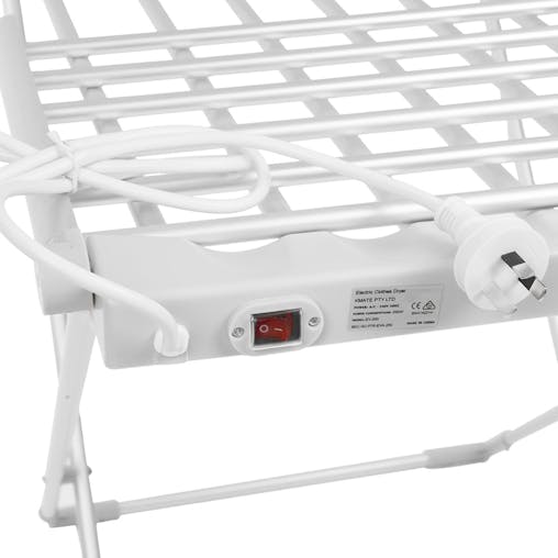 NNEDPE Heated Towel Clothes Rack Dryer Warmer Bathroom Air Warmer 230W