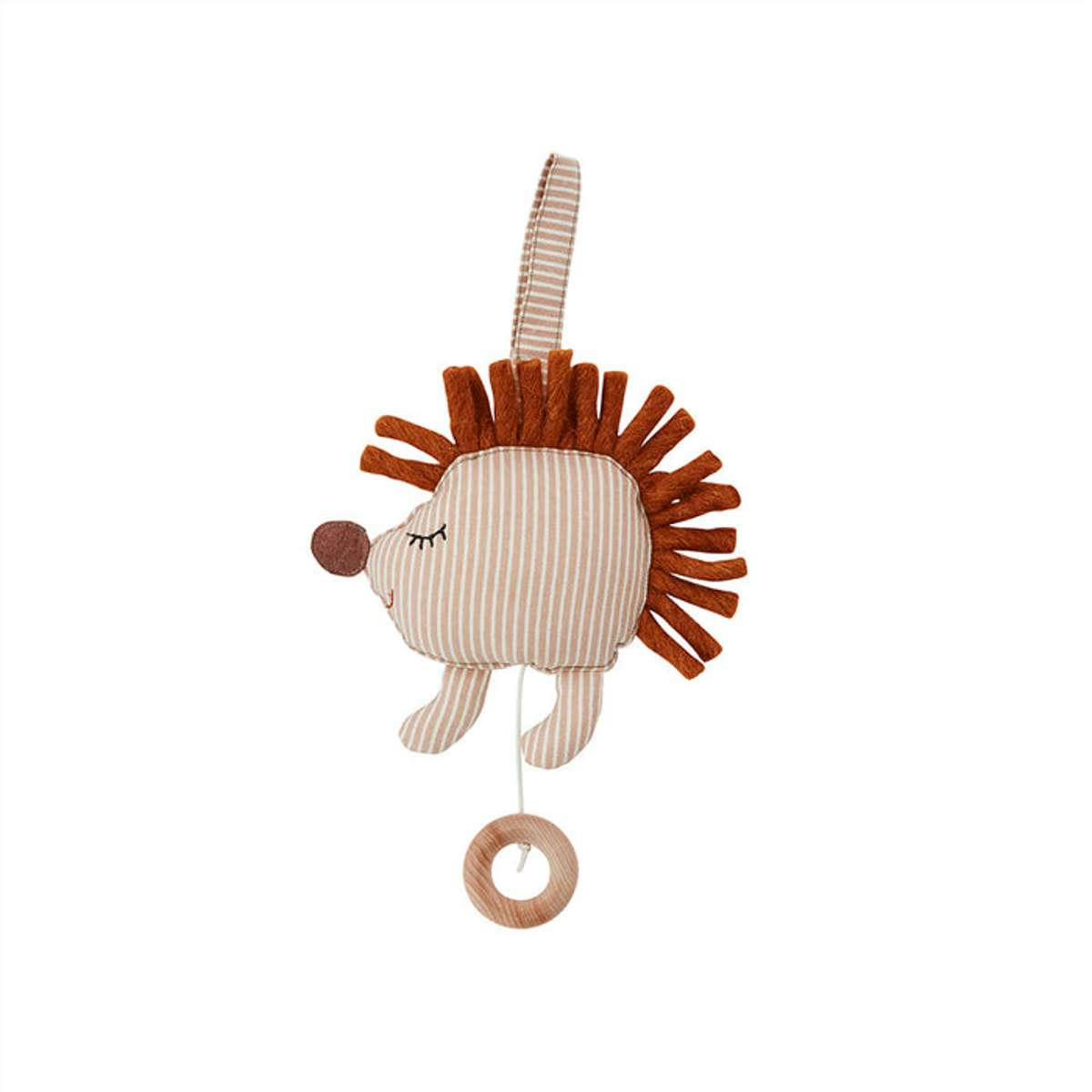HOPE - Mobile musical hope beige en coton H15x15,5x8cm