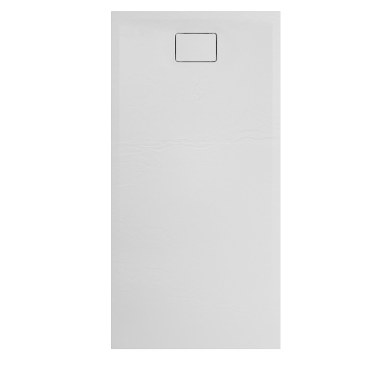 Receveur de douche Terreno rectangle blanc quartz 80 x 160 cm ALLIBERT