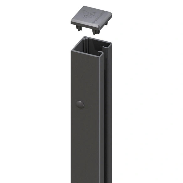 U-Klemm-Profil, BxHxT: 4 x 105 x 4 cm, für Serien System Glas und System Board